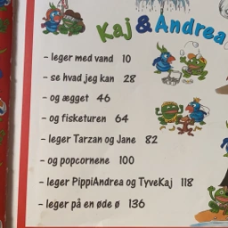 Kaj og Andrea på fisketur Bog