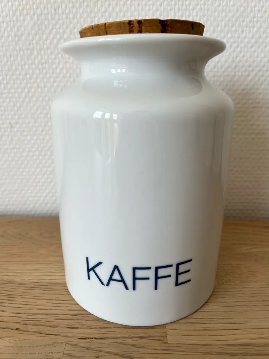 Eva Trio Kaffe-krukke med kork-låg