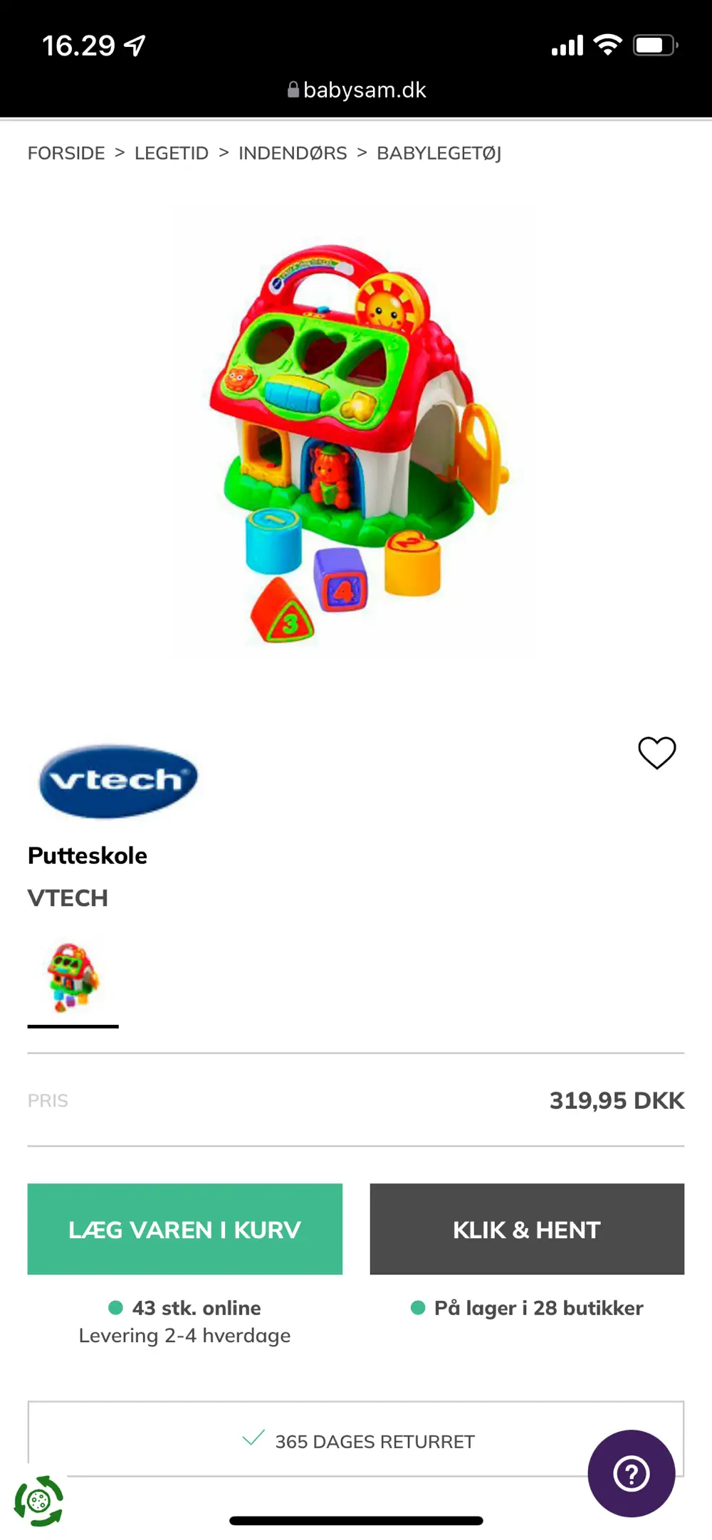 Vtech Putteskole