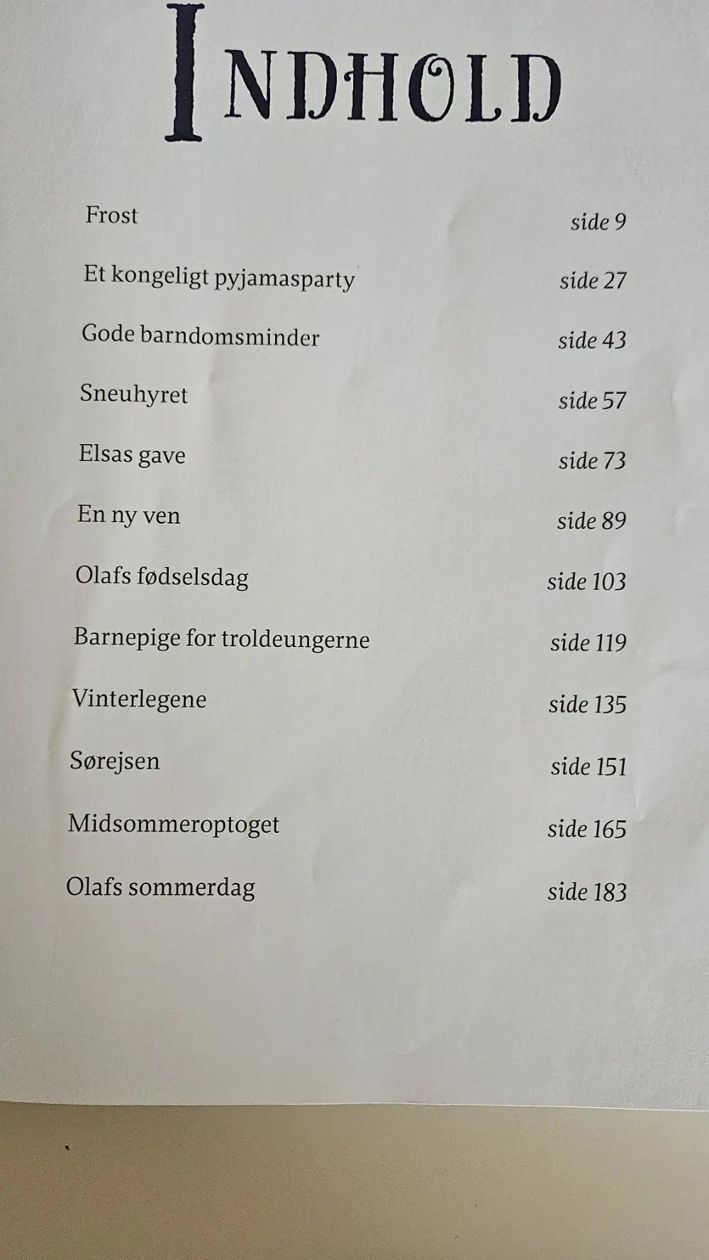 Frost 5 minutter i godnat Bog