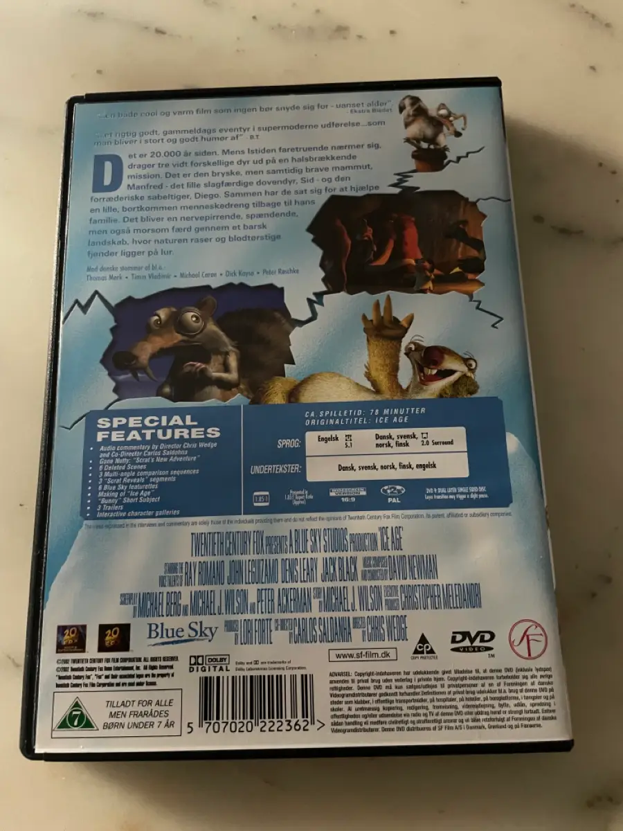 Ice Age Dvd film