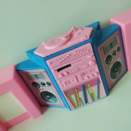 Barbie 1986bordgyngestolmusikanlæg