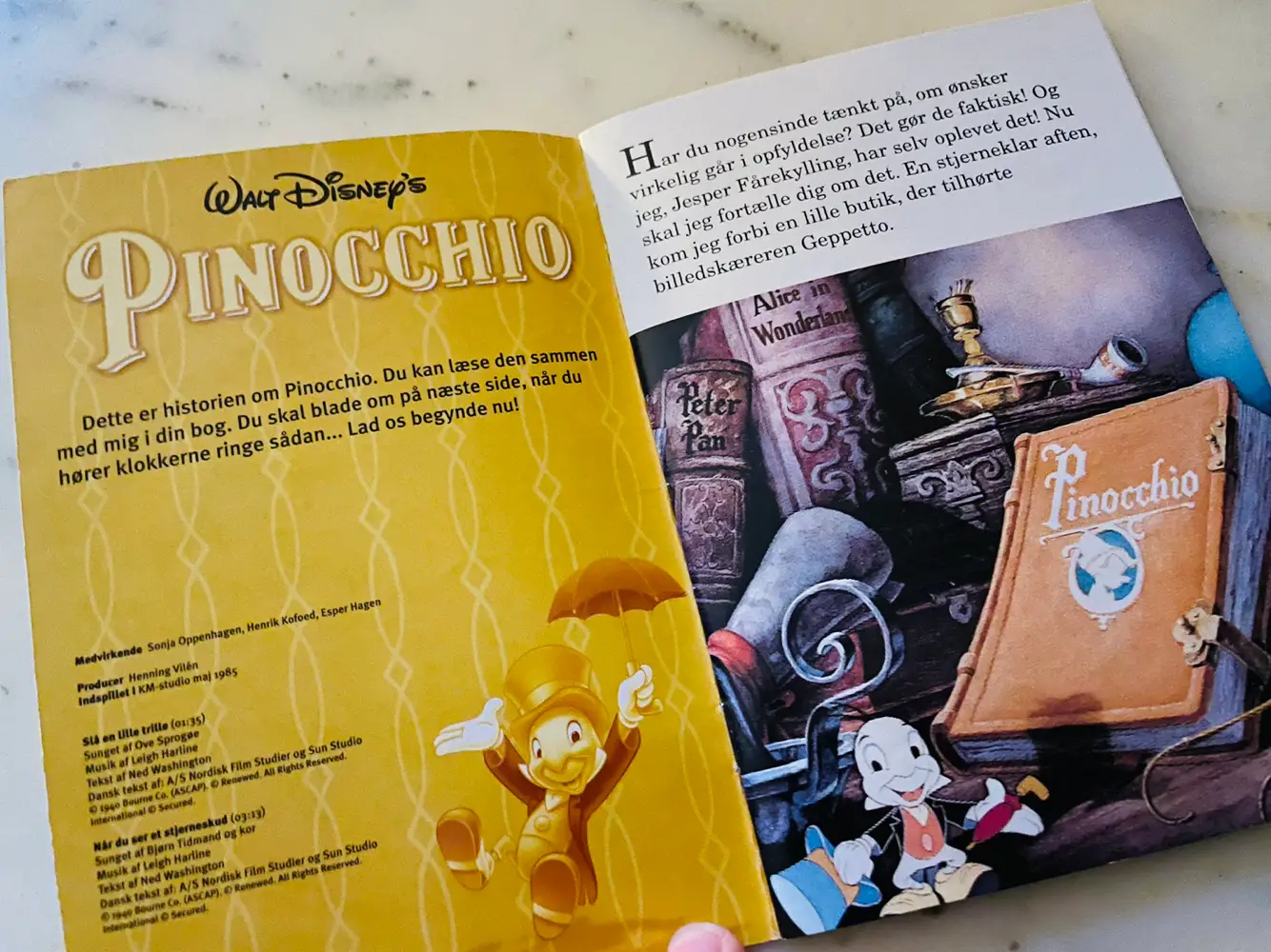 Disney  Pinocchio Bog bøger