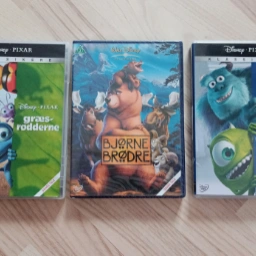 3 disneyfilm DVD'ER