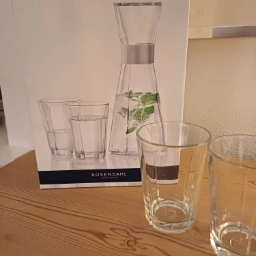 Rosendahl Vandkaraffel med 4 glas