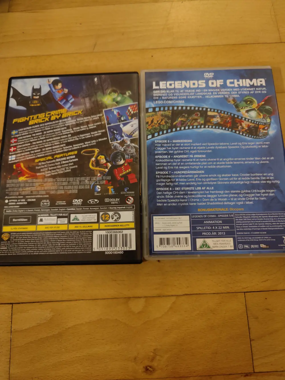 Batman the movie og Chima Dvd