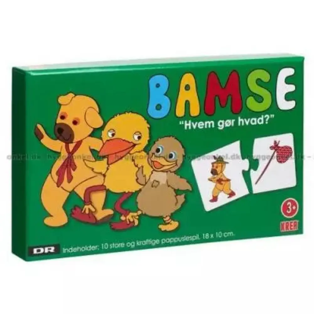 KREA Puslespil bamse  kylling