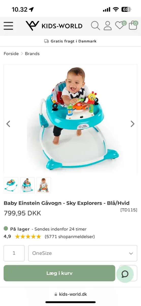 Baby Einstein Gåvogn