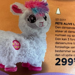 Pets alive Dansende lama