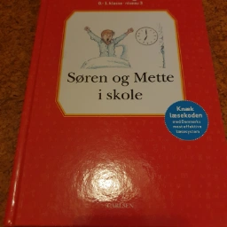 søren og Mette i skole Bog