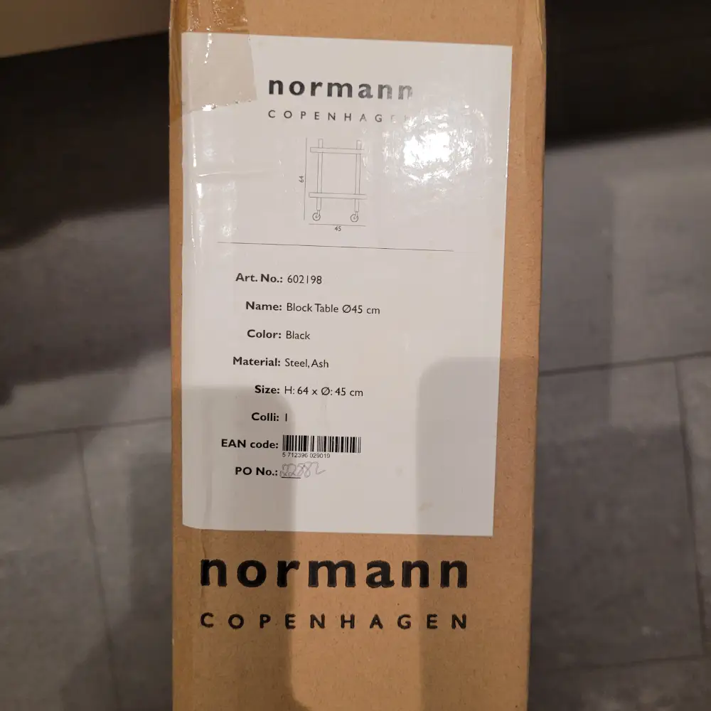 Normann Copenhagen Block Rullebord Sort