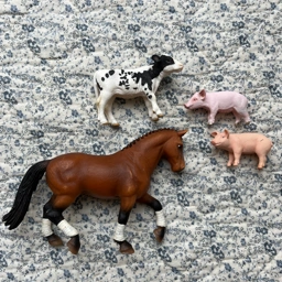 Schleich 4 x bondegårdsdyr