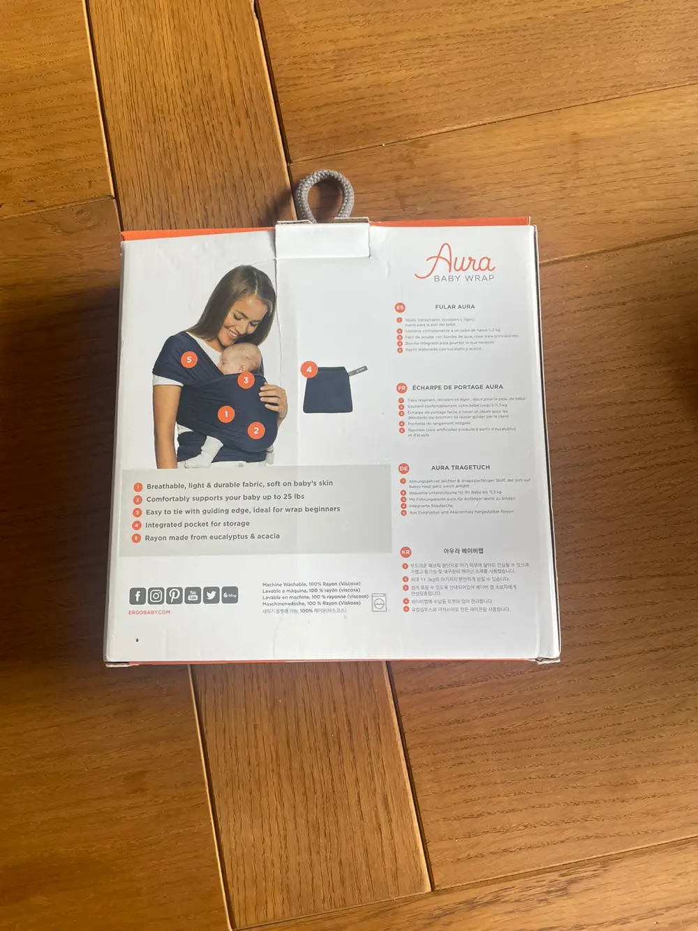 Ergobaby Aura wrap strækvikle