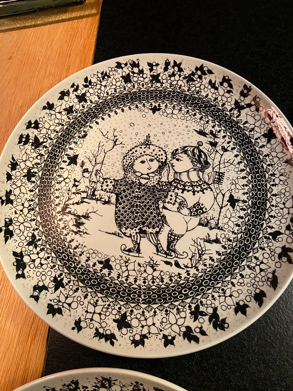 Bjørn vinblad Platter