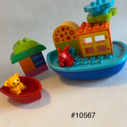 LEGO Duplo Båd med bamse og kanin