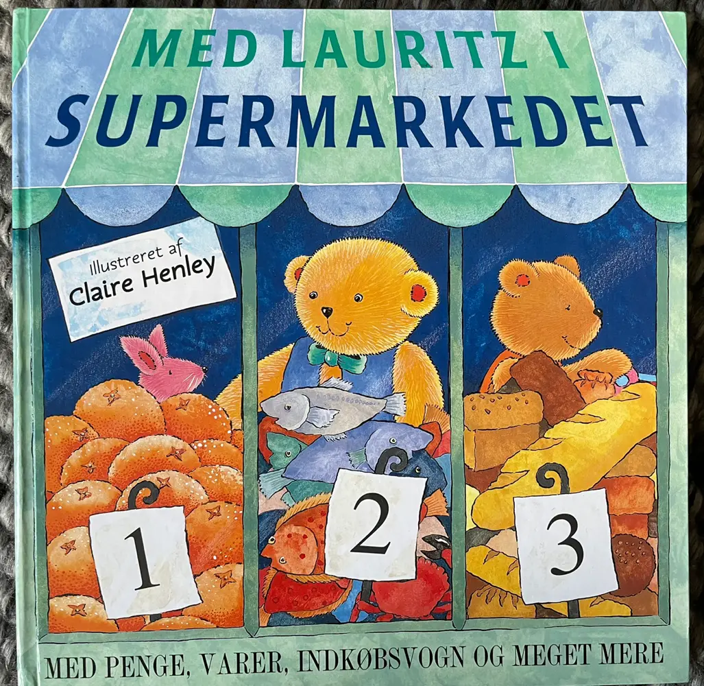 Med Lauritz i supermarkedet Bog indkøb leg