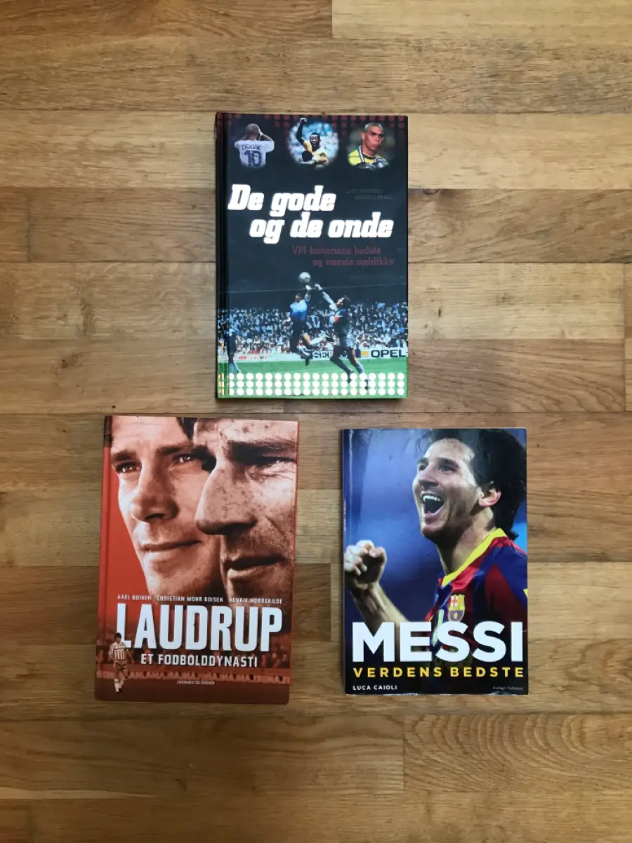 Fodboldbøger Bøger om fodbold