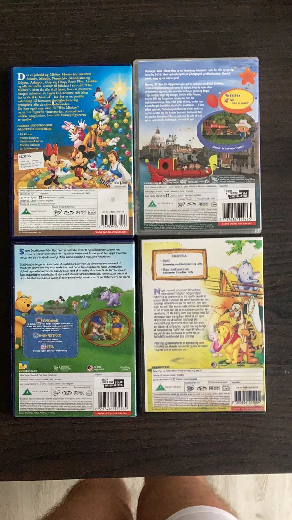 Disney børne dvd lot DVD-film Peter plys Mickey