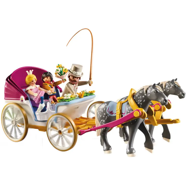 Playmobil Prinsesse Slot + karet+extras