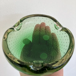 Holmegaard Glasskål med bobler