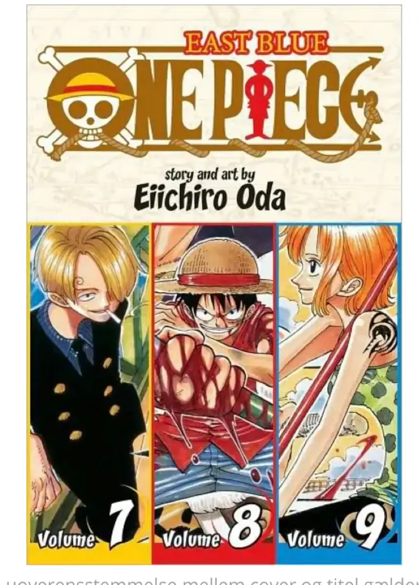 One piece bøger på engelsk fra nr 7 Søger