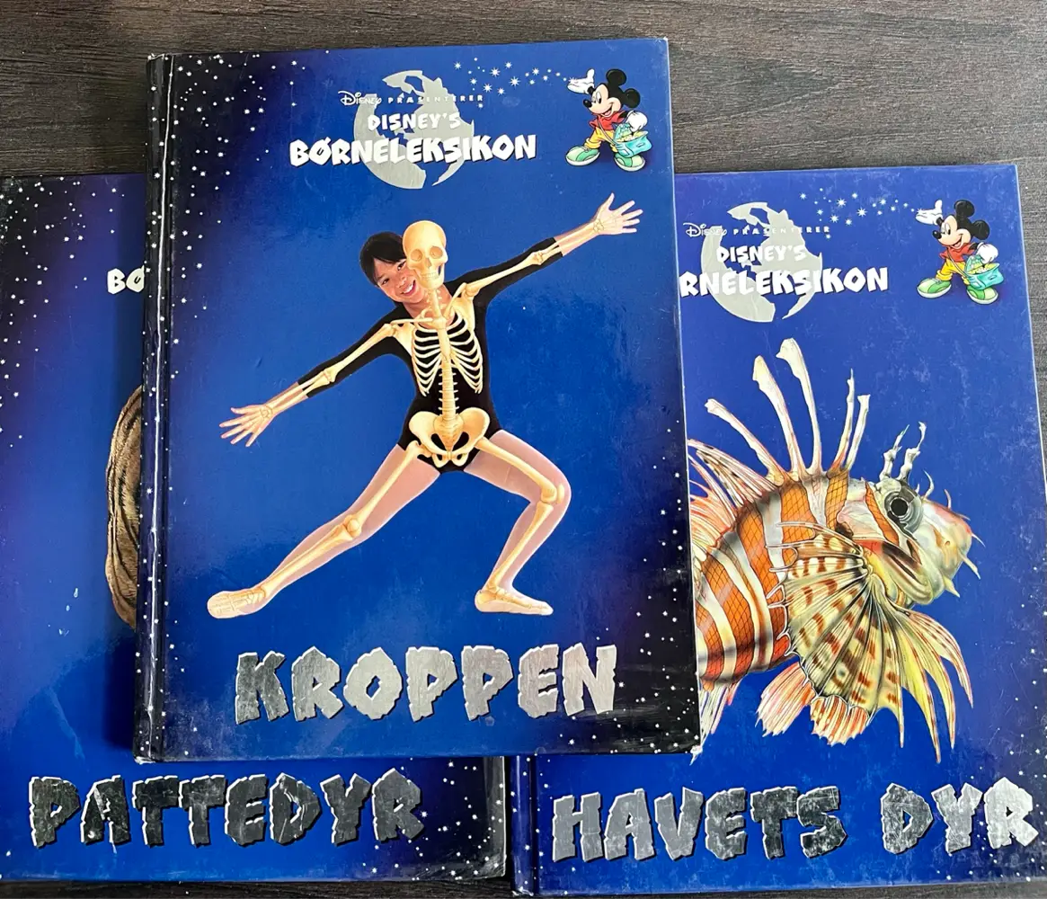 3 styk Disney børneleksikon 50kr for 3 lærerige bøger