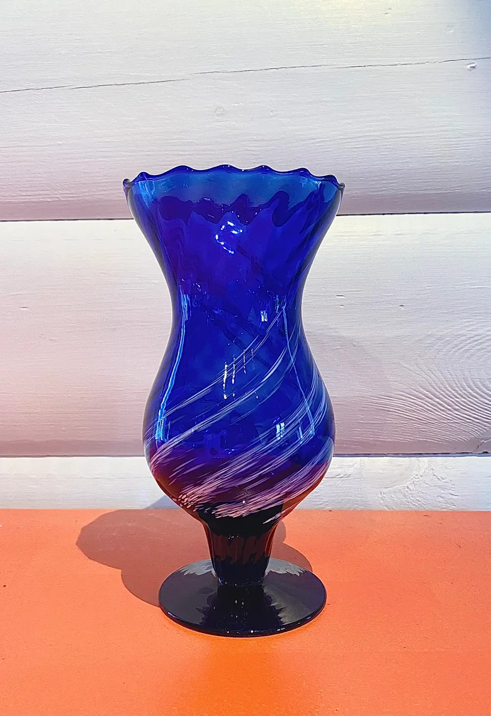 Retro Swirl vase og skål