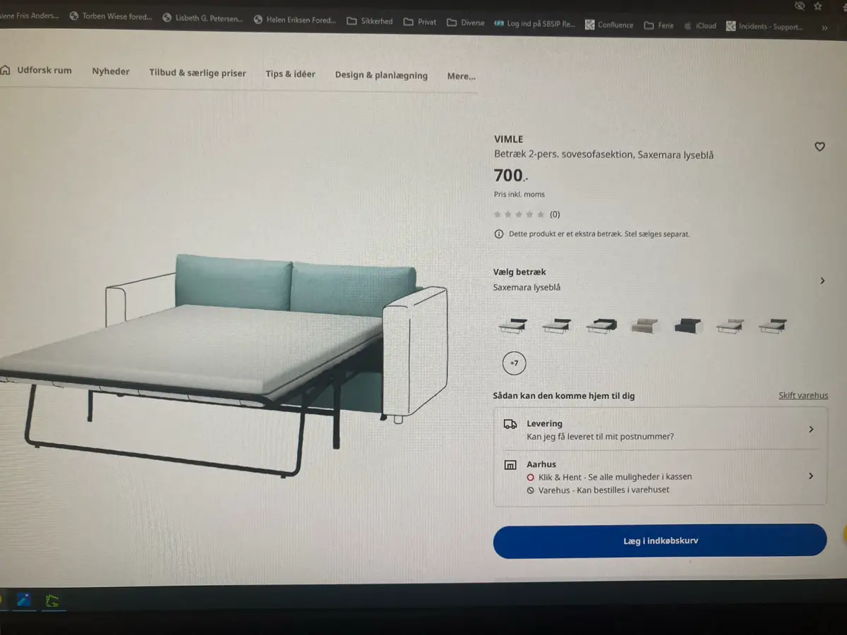 IKEA Betræk til sovesofa