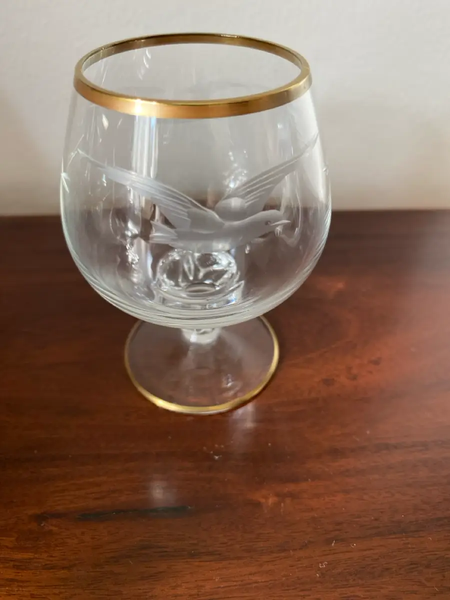 Lyngby Glas 10 mågestel cognac glas