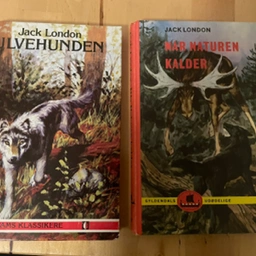 Ulvehunden og Når naturen kalder Bøger af Jack London