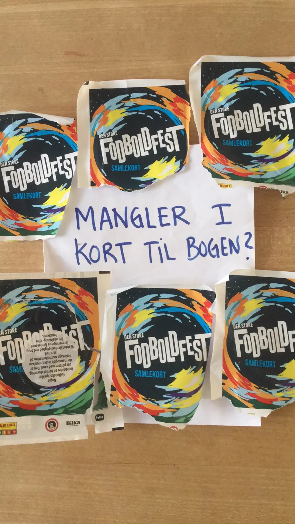 Den store fodboldfest Søger du Samlekort