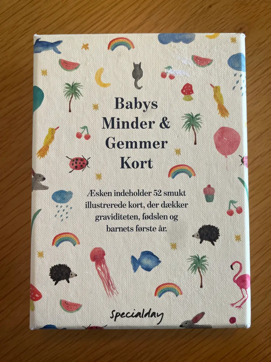 Specialdays Babys minder og gemmer kort