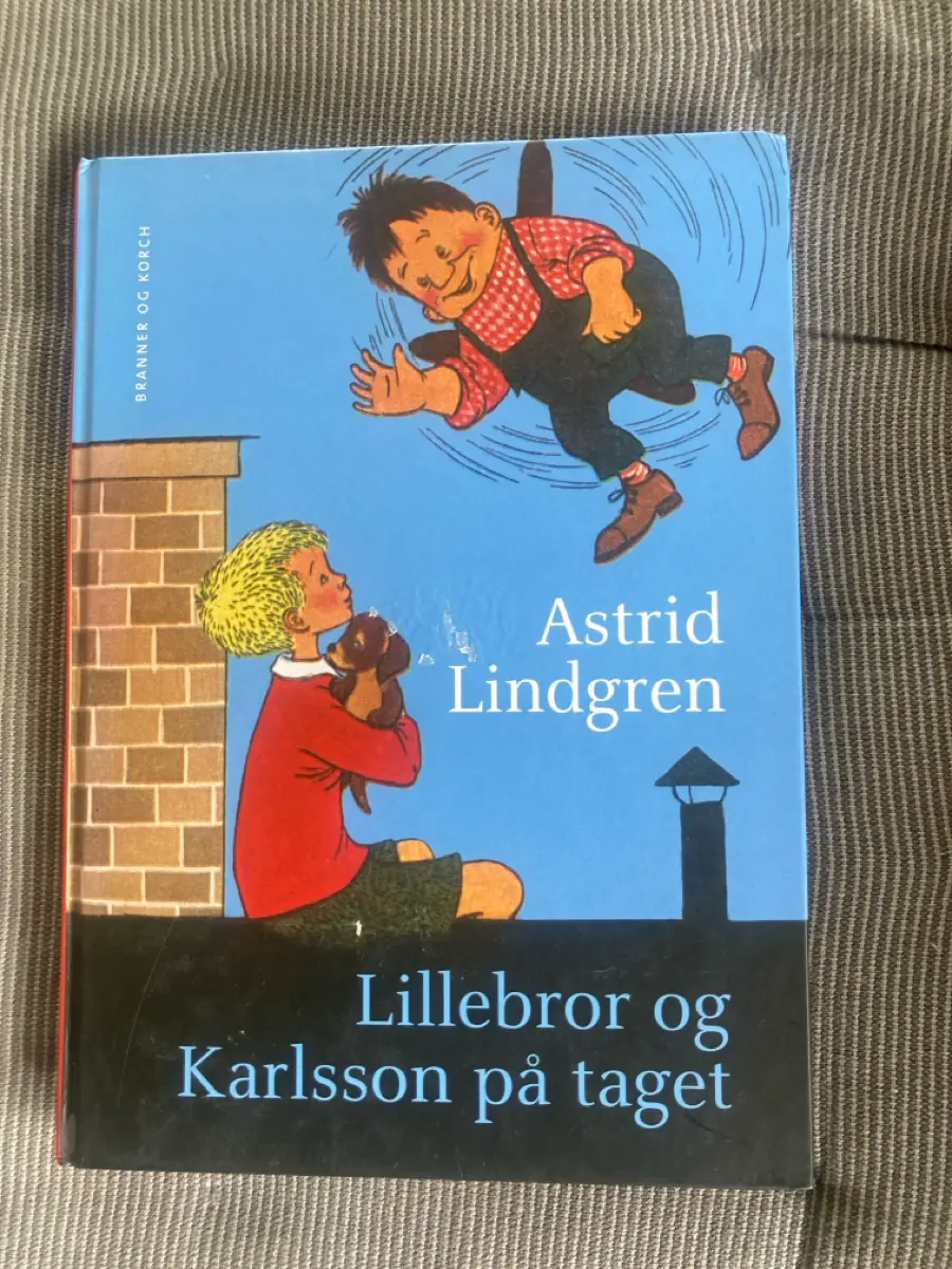 Lillebror og Karlsson på taget UNIK Astrid Lindgren bog