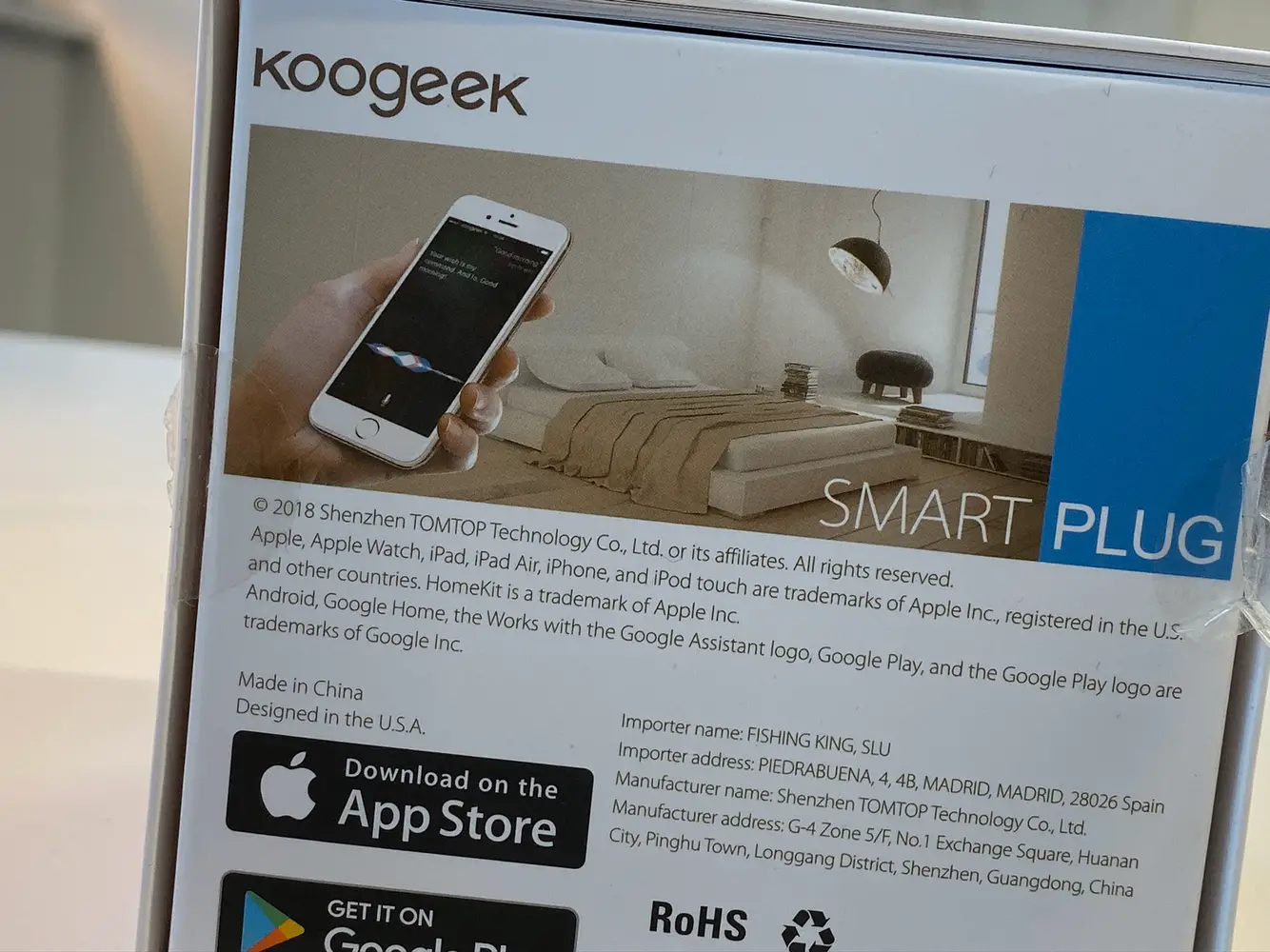 Koogeek Smart kontakt