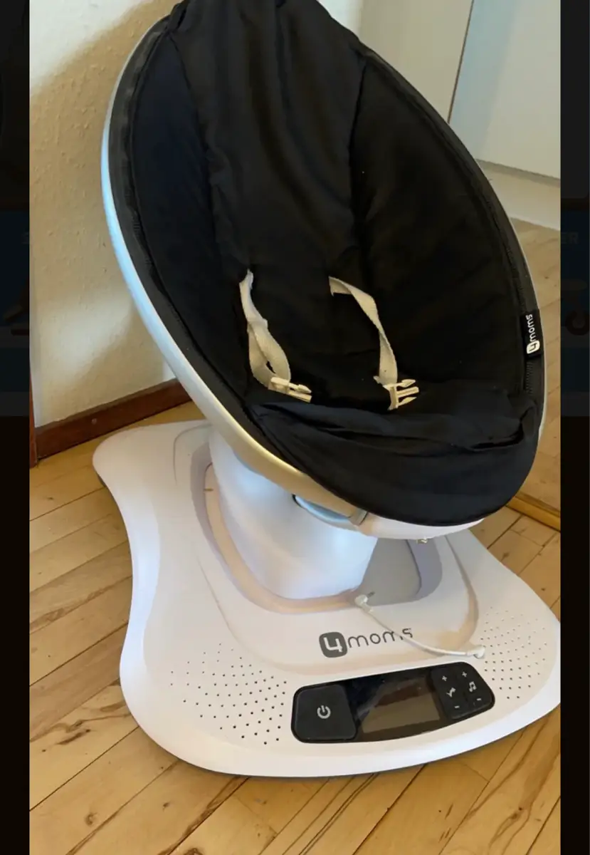 4moms MamaRoo 40 Black kråstol med mange funktioner