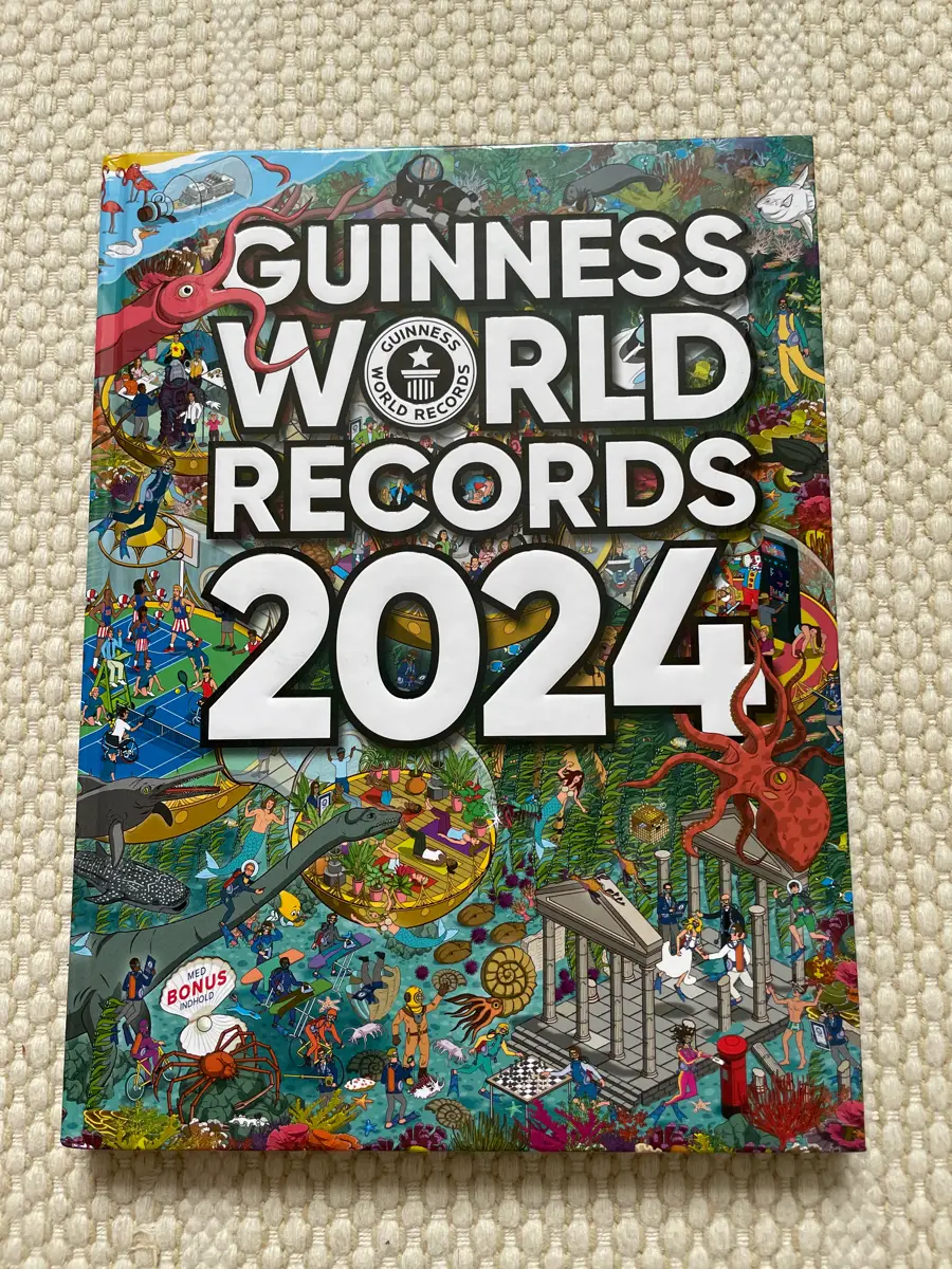 Guinness world records 2024 Guinness rekord bog 2024