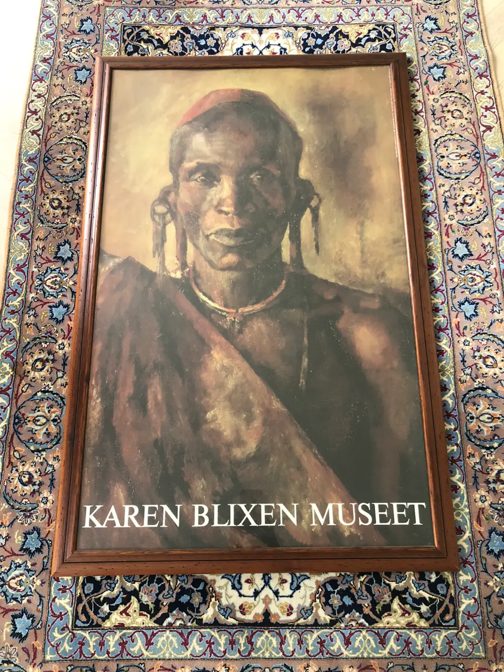 Karen Blixen Kunst plakat i smuk ramme