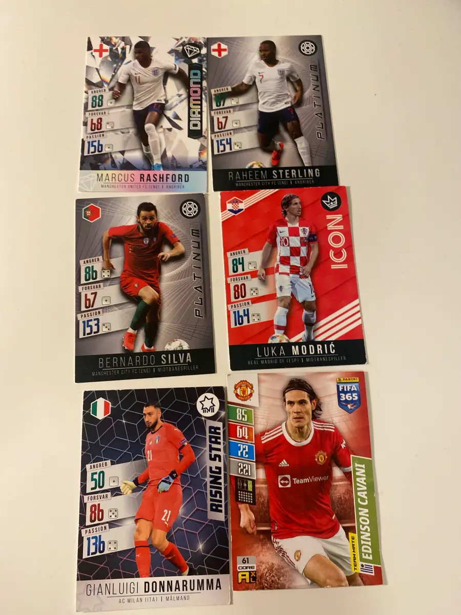 Panini fodboldkort Fodbold kort