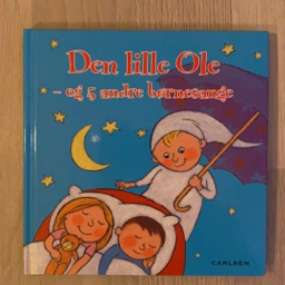 Den lille Ole og 5 andre børnesange bog