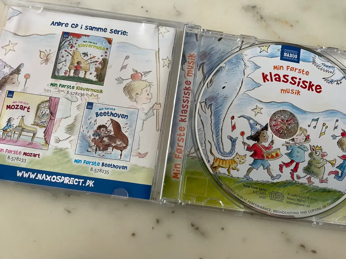 Min første klassiske musik Musik cd