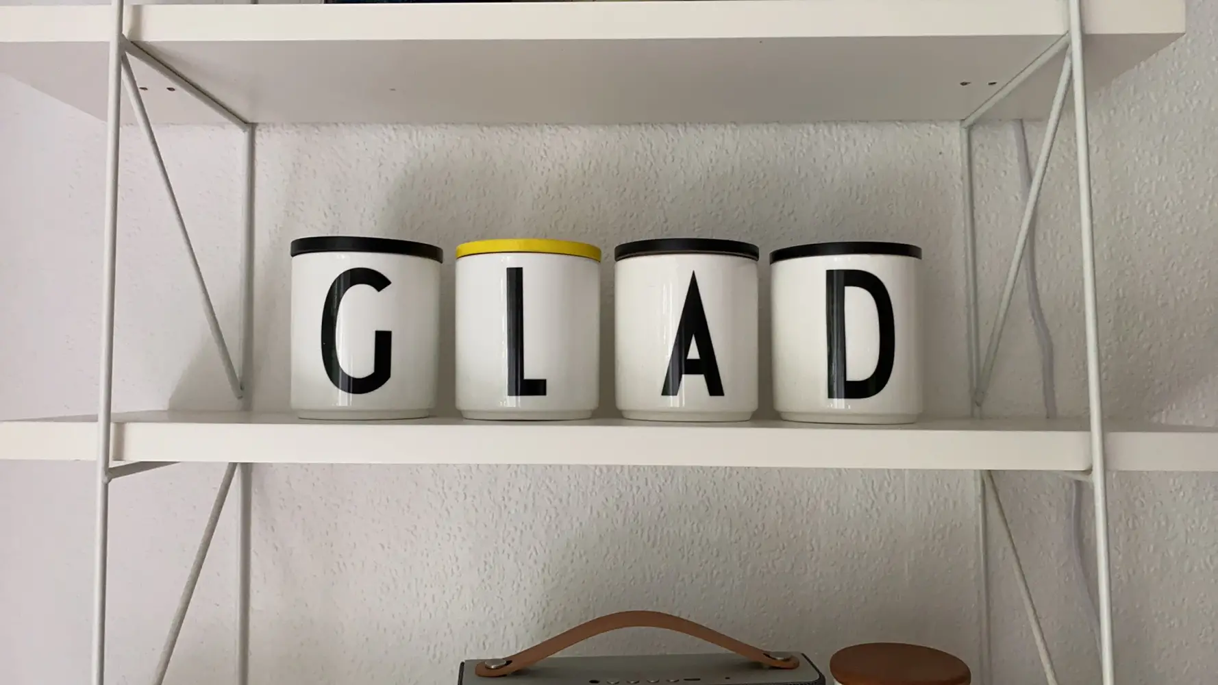 Design Letters Porcelæns kopper med låg