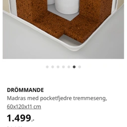 IKEA Madras med pocketfjedre tremme