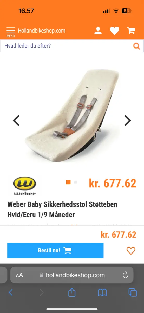 Weber Babysæde