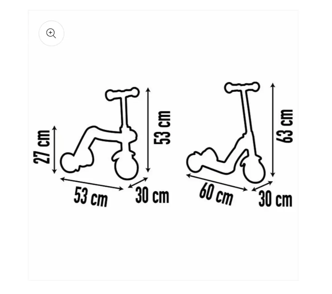 Smoby Løbecykel og løbehjul