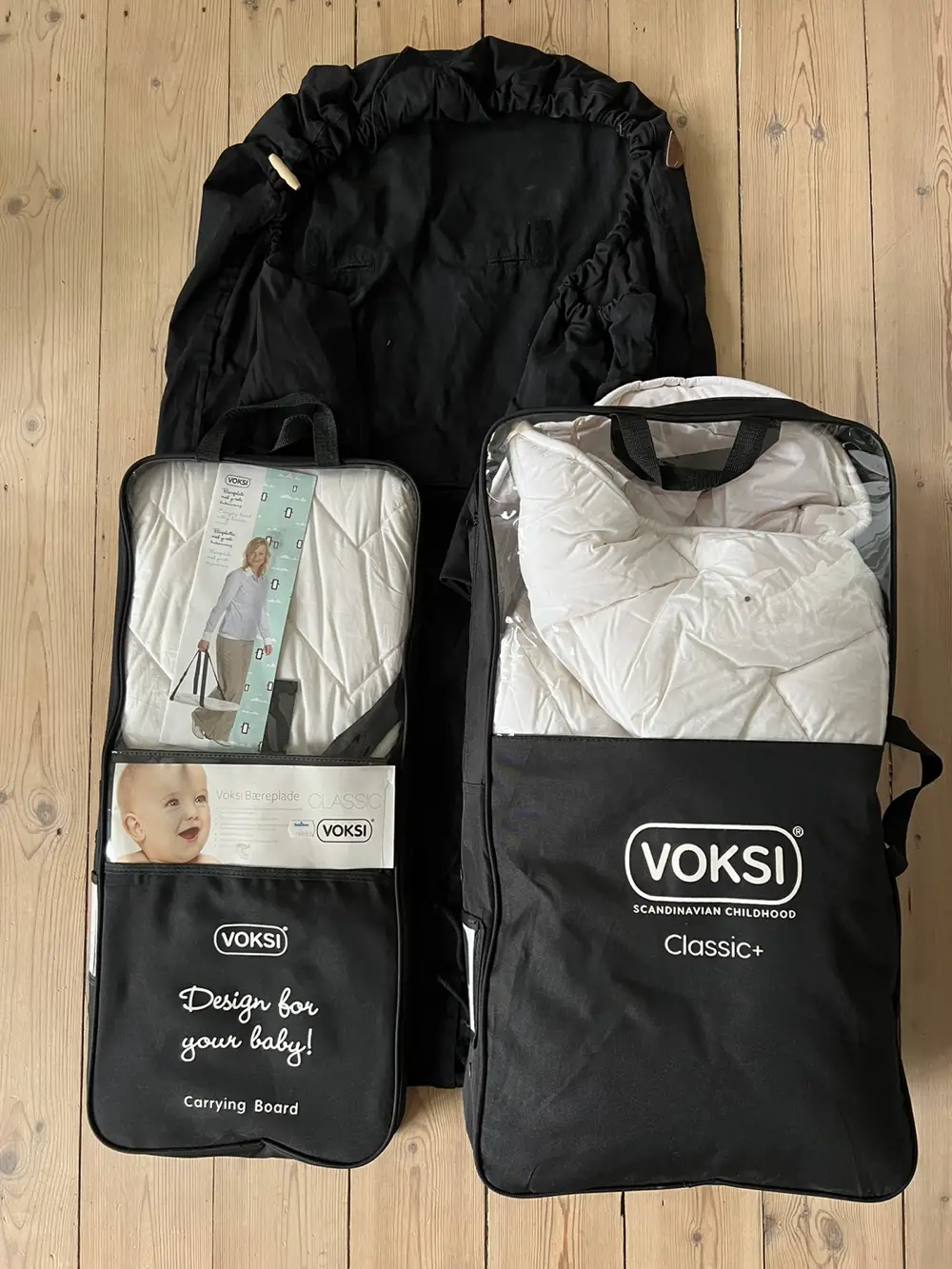 Voksi Classic+ kørepose og bæreplade