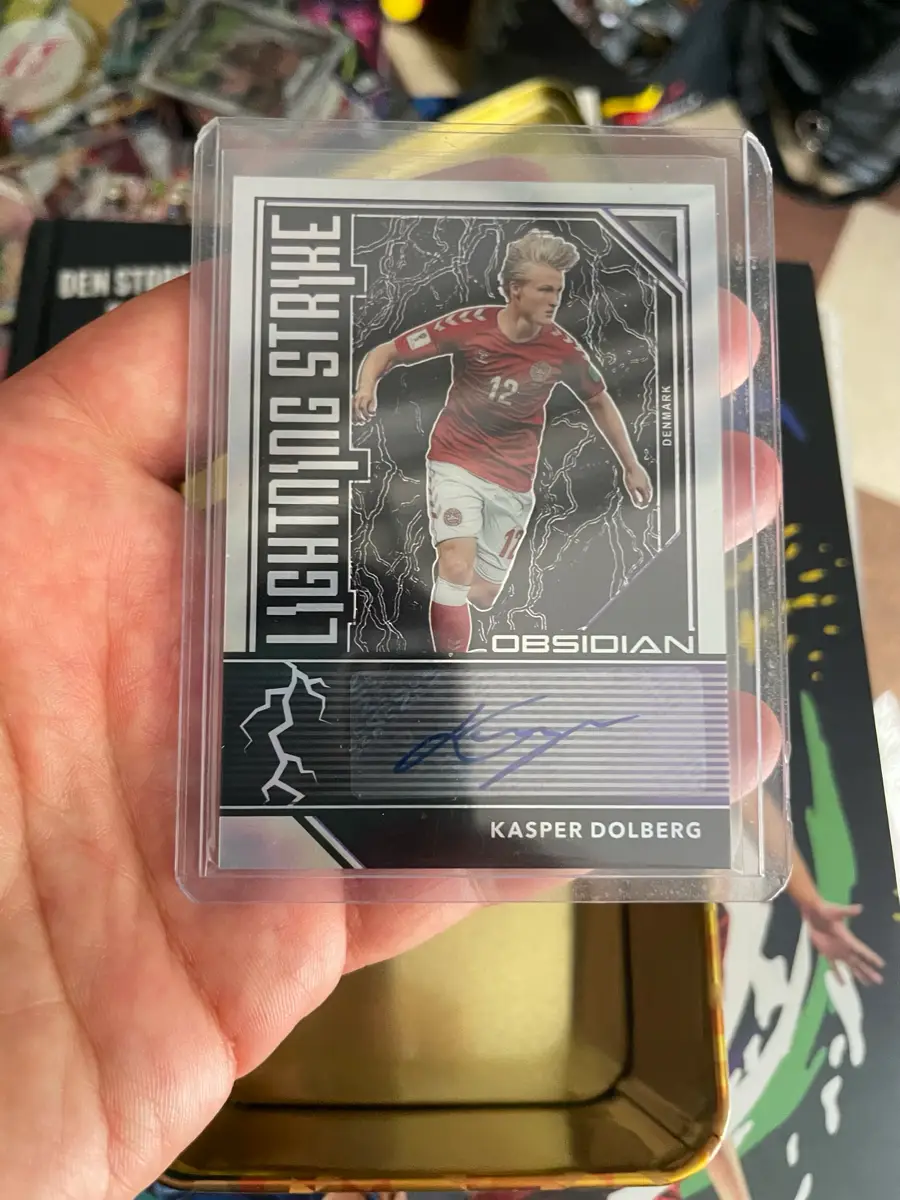 Panini Dolberg Autograf Fodboldkort