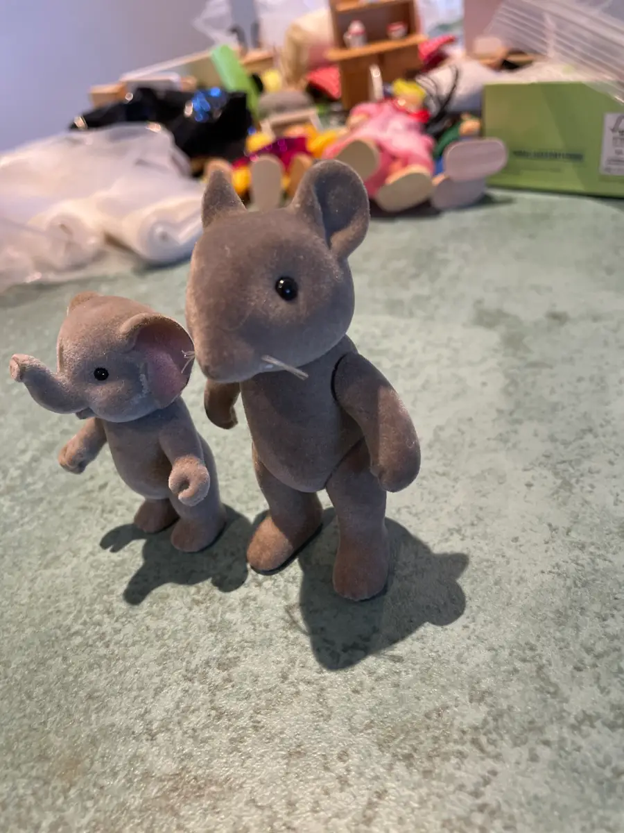 Sylvanian Families Stor mus og baby elefant