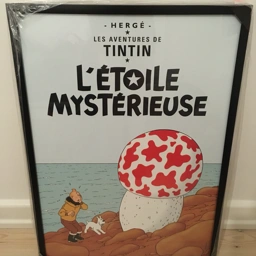 Tintin Indrammet plakat