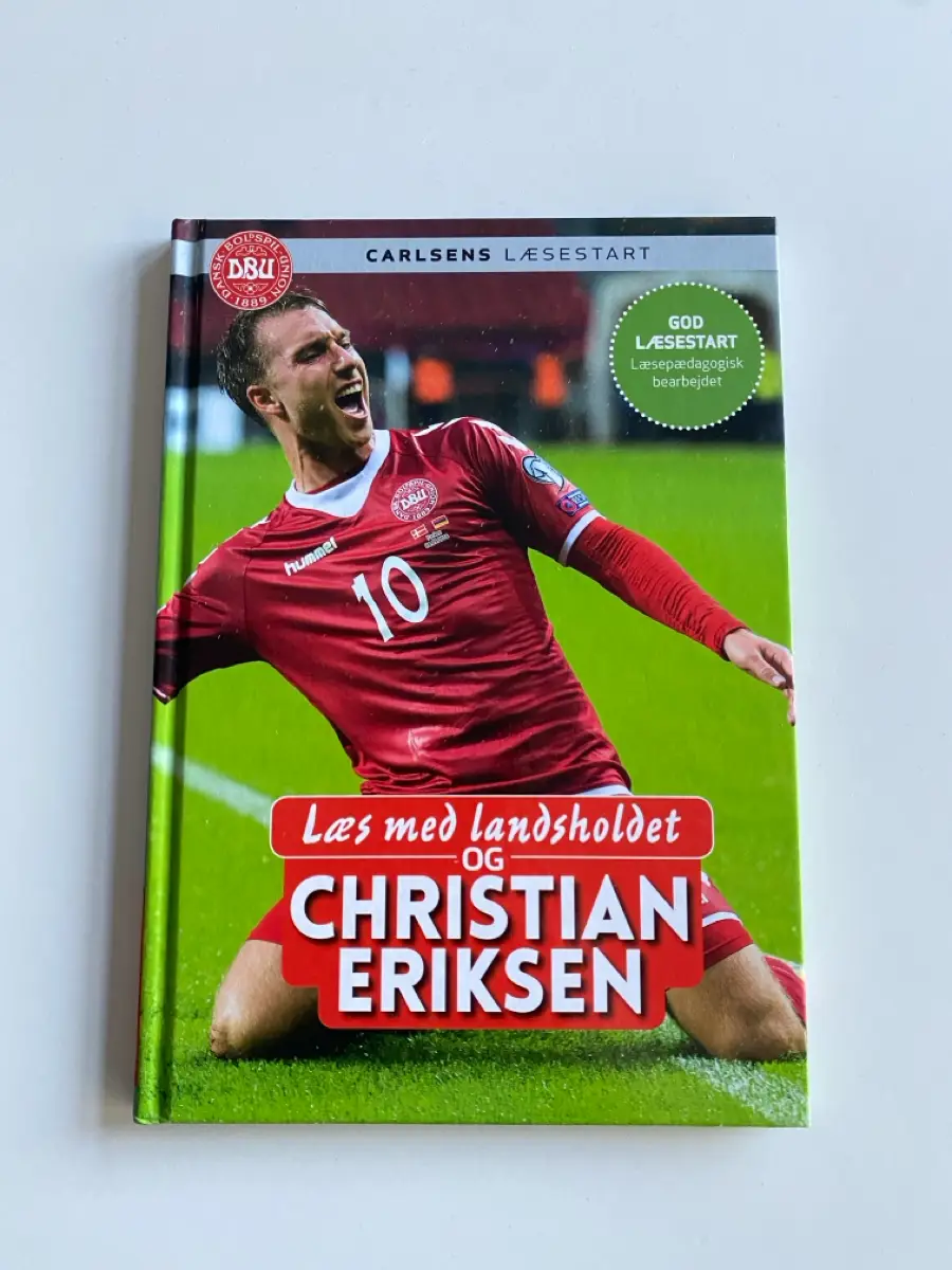 Læs med Landsholdet og Christian Eriksen Bog