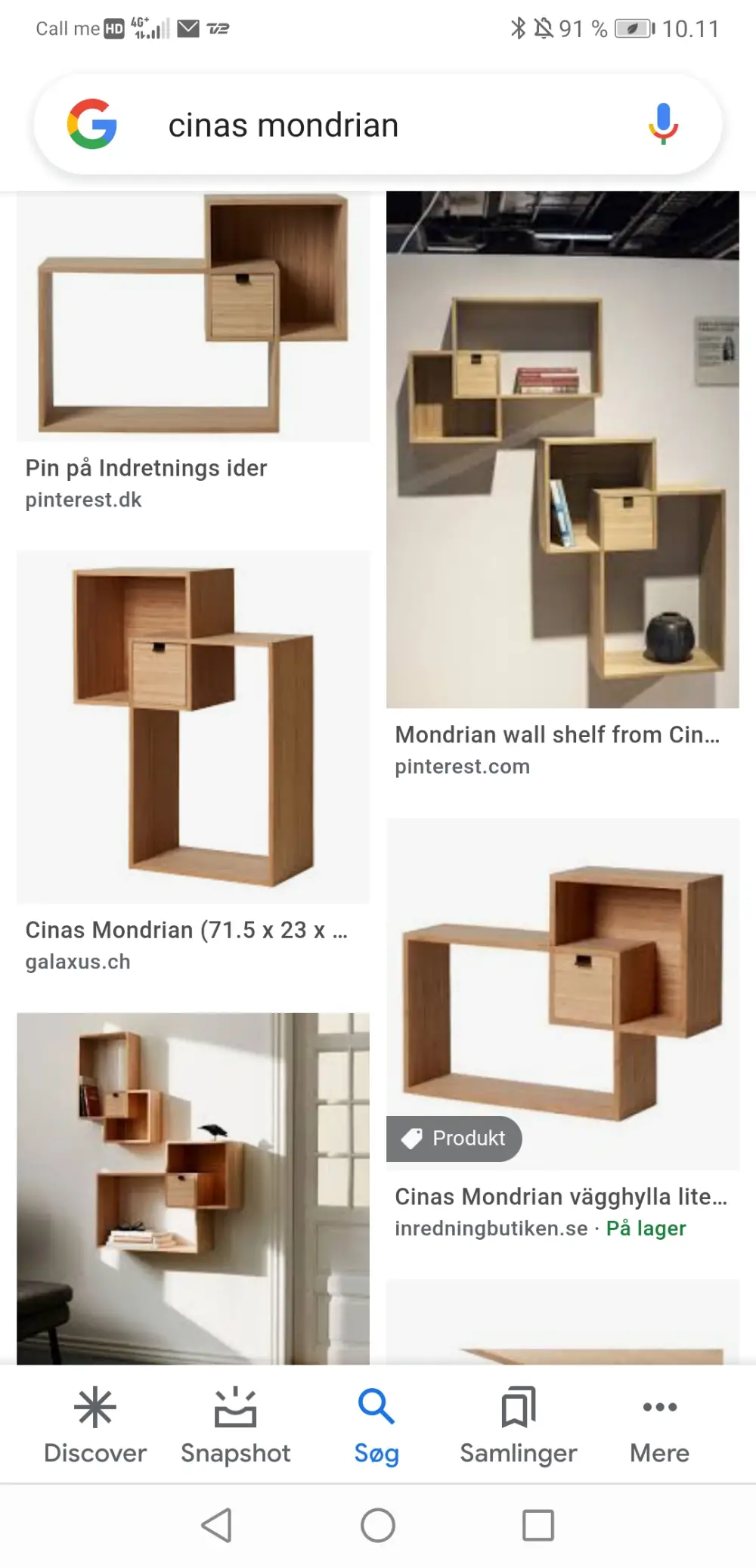 Cinas mondrian Vægreol